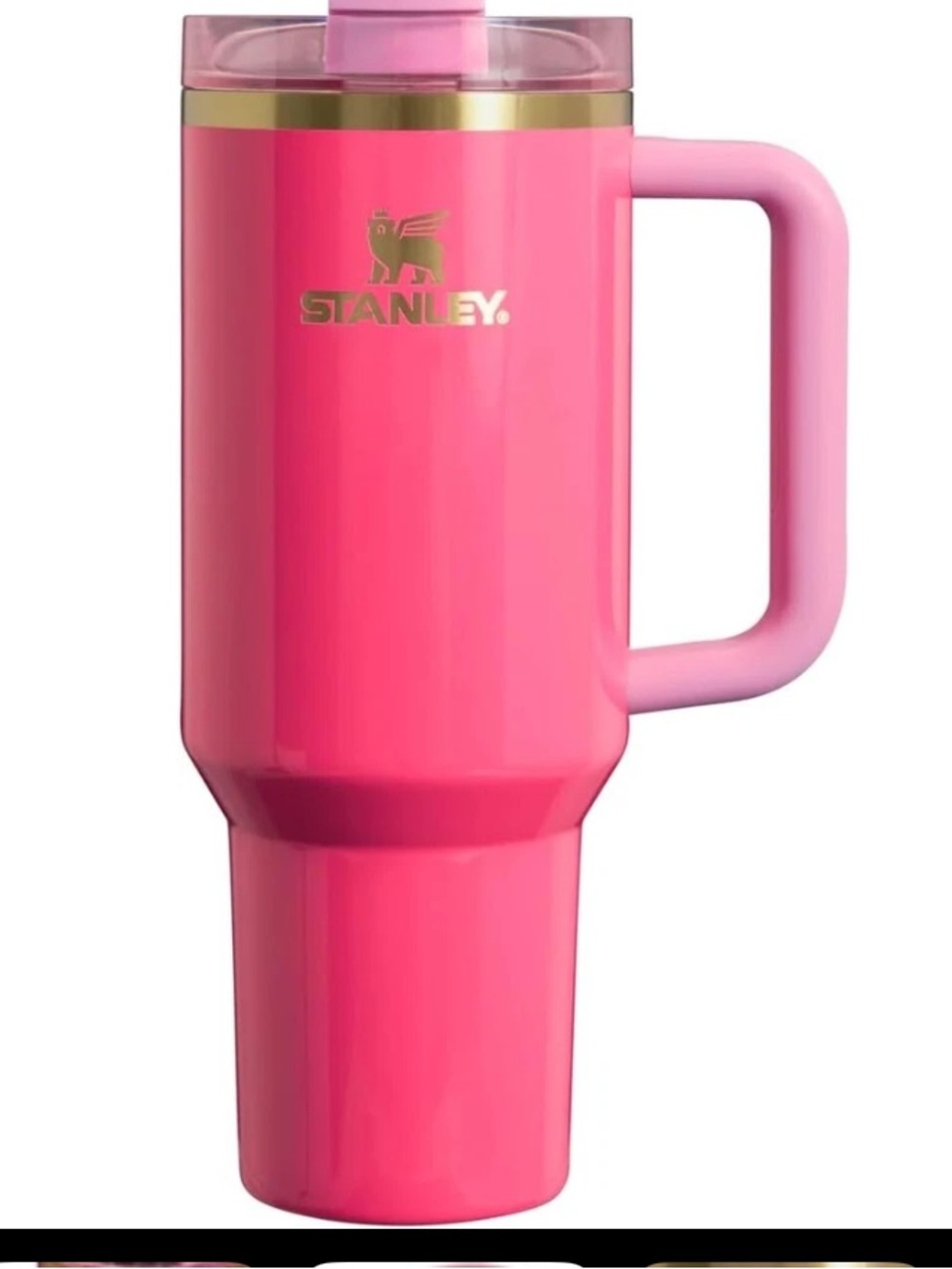 Stanley Quencher H2.0 FlowState Tumbler limited edition "Pink Parade" 40 oz